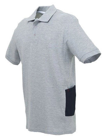 MAJICA POLO GAP,  svetlo siva, grey silver