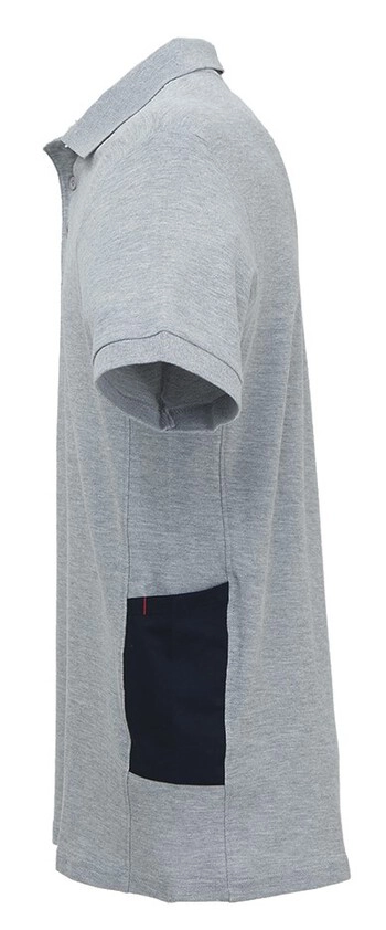 MAJICA POLO GAP,  svetlo siva, grey silver