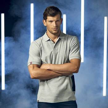MAJICA POLO GAP,  svetlo siva, grey silver