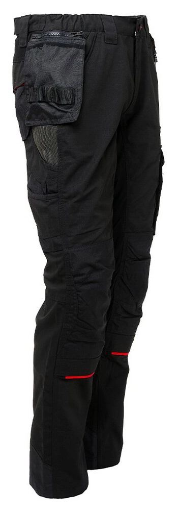 HLAČE RACE, črna, black carbon