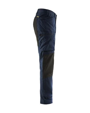 HLAČE  SERVICE STRETCH 1459 1845, dark navy/black