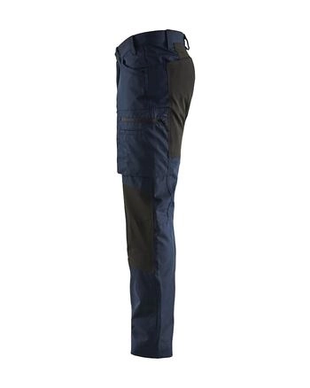 HLAČE  SERVICE STRETCH 1459 1845, dark navy/black