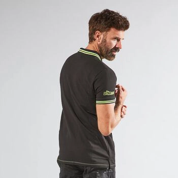MAJICA POLO WAY, črna, black carbon