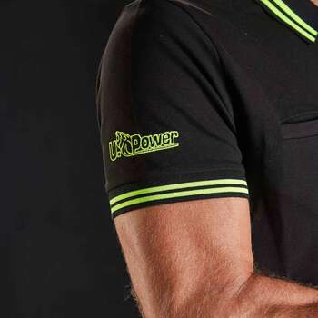 MAJICA POLO WAY, črna, black carbon