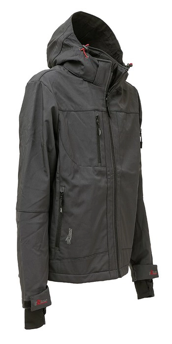 JAKNA SOFTSHELL METROPOLIS, siva, grey meteorite