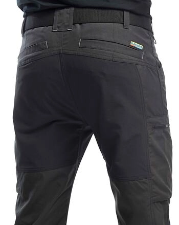 HLAČE  SERVICE STRETCH 1459 1845, dark grey/black