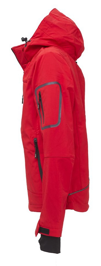 JAKNA SOFTSHELL METROPOLIS, rdeča, red magma