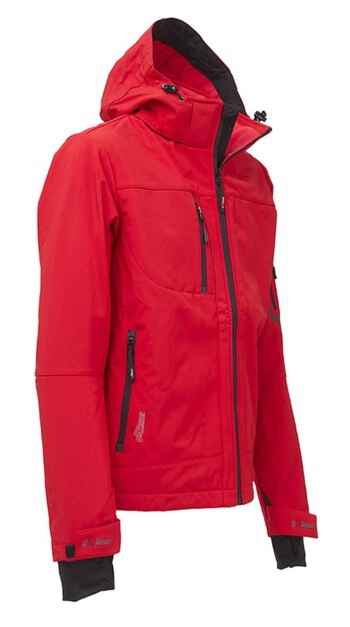 JAKNA SOFTSHELL METROPOLIS, rdeča, red magma