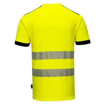 MAJICA T-SHIRT T181YBR HI-VIS, rumena/črna